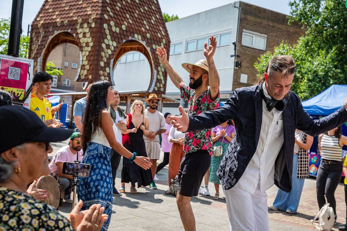 Bermondsey Latino community gathering